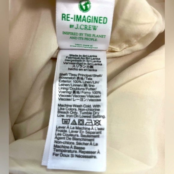 NWOT J Crew 6" Harbor short in linen - Picture 6 of 9